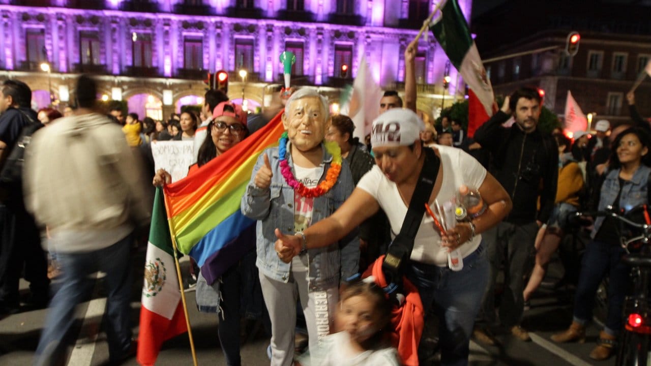 Auch in der Hauptstadt Mexiko-Stadt konnte sich die Partei von López Obrador durchsetzen.