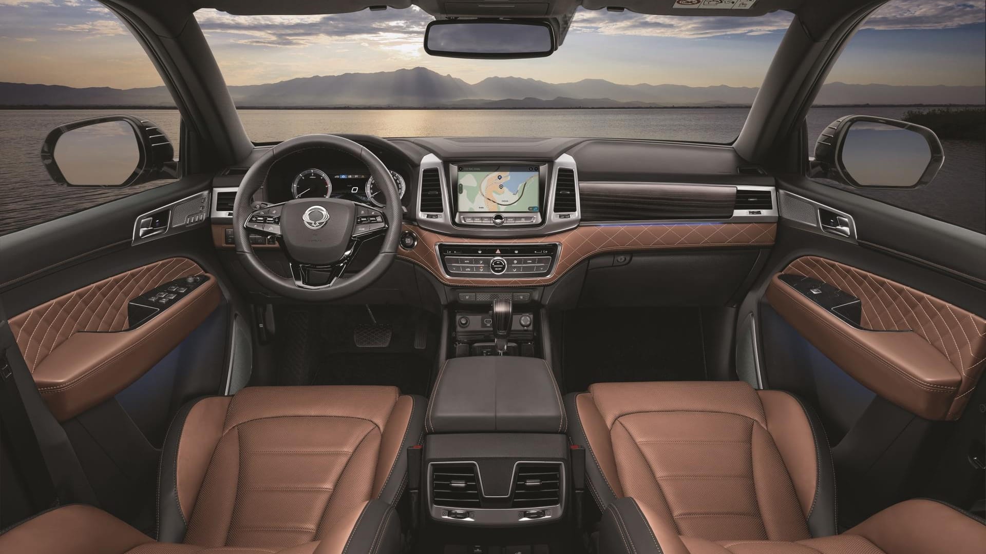 Cockpit des Ssangyong Rexton: Auch das Interieur hat in der Neuauflage deutlich gewonnen.