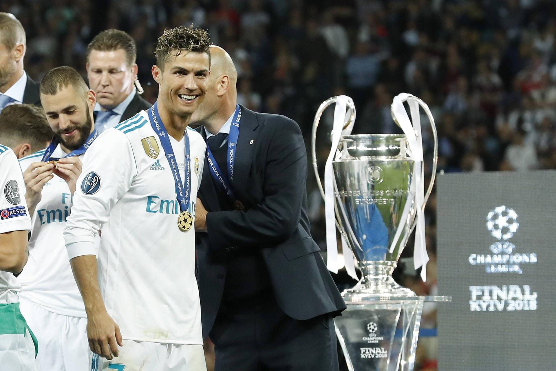 Der fünfte Champions-League-Titel für CR7 2018: Im Finale gegen Liverpool konnte Real Madrid das Spiel mit 3:1 für sich entscheiden.