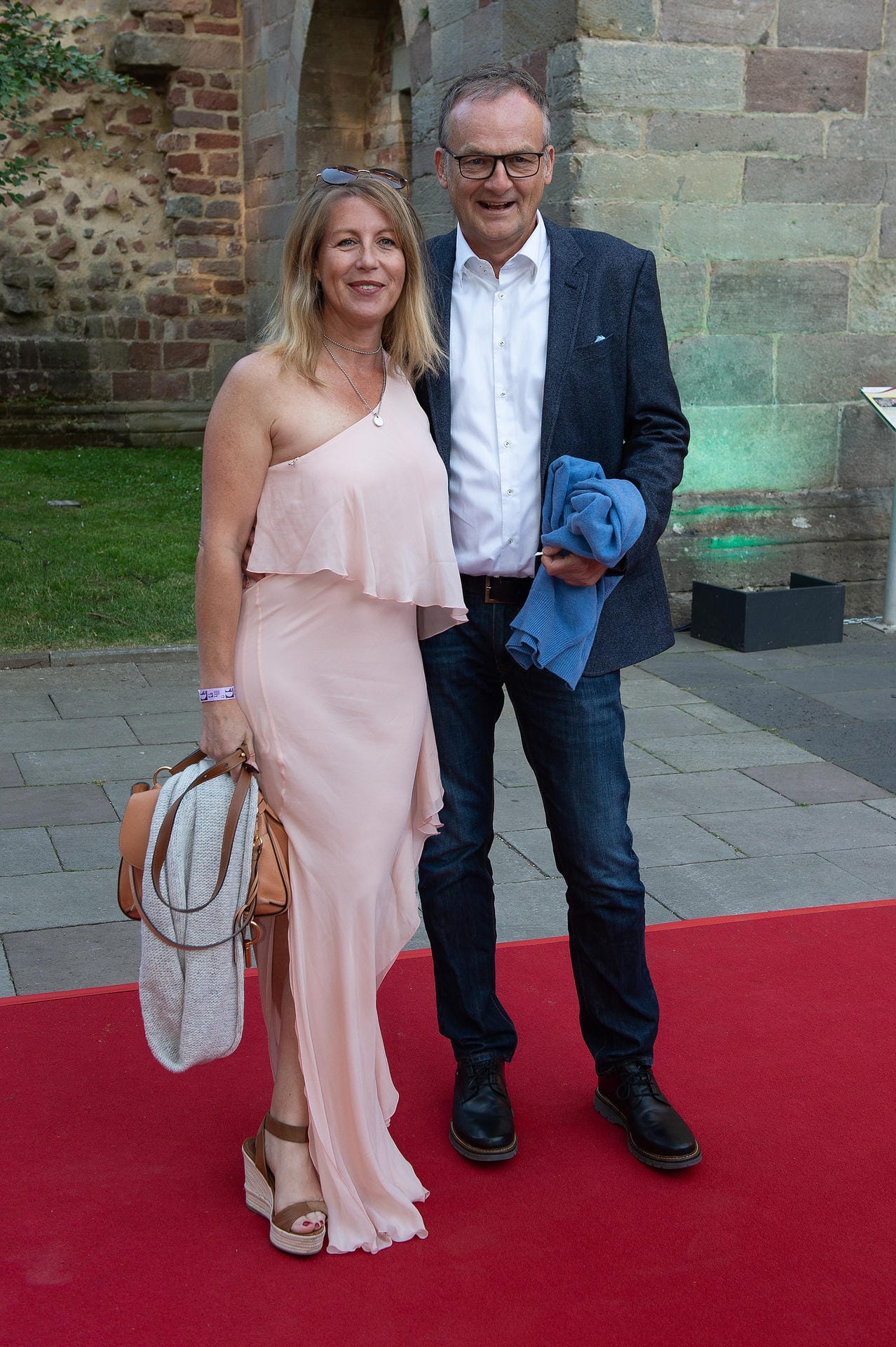 ARD-Moderator Frank Plasberg und seine Ehefrau Anne Gesthuysen.