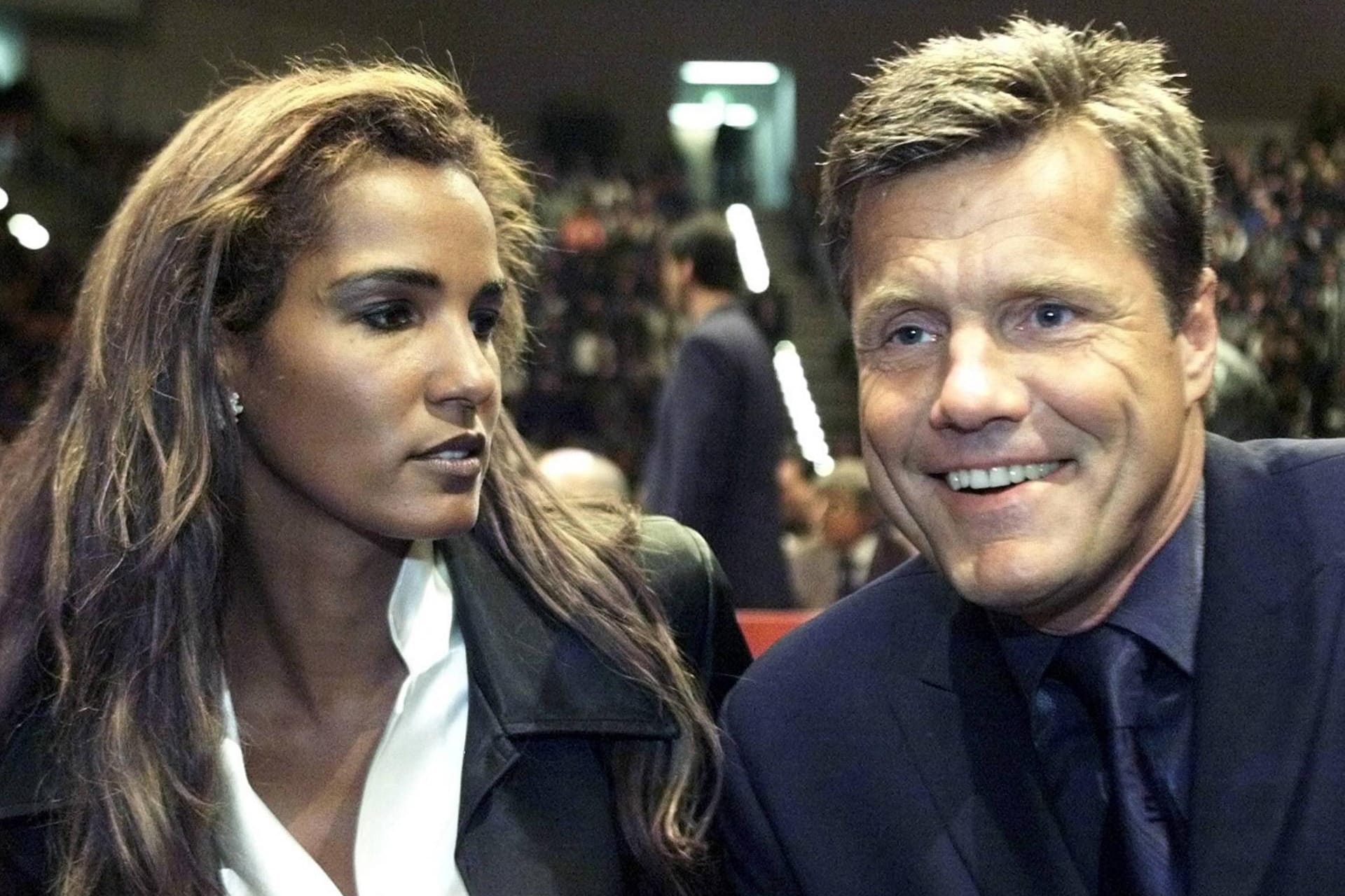 "Naddel" und Dieter Bohlen bei einem gemeinsamen Auftritt in den 2000ern (Archivfoto): Das Hin und Her der beiden Hamburger Promis sorgte für viele Schlagzeilen.