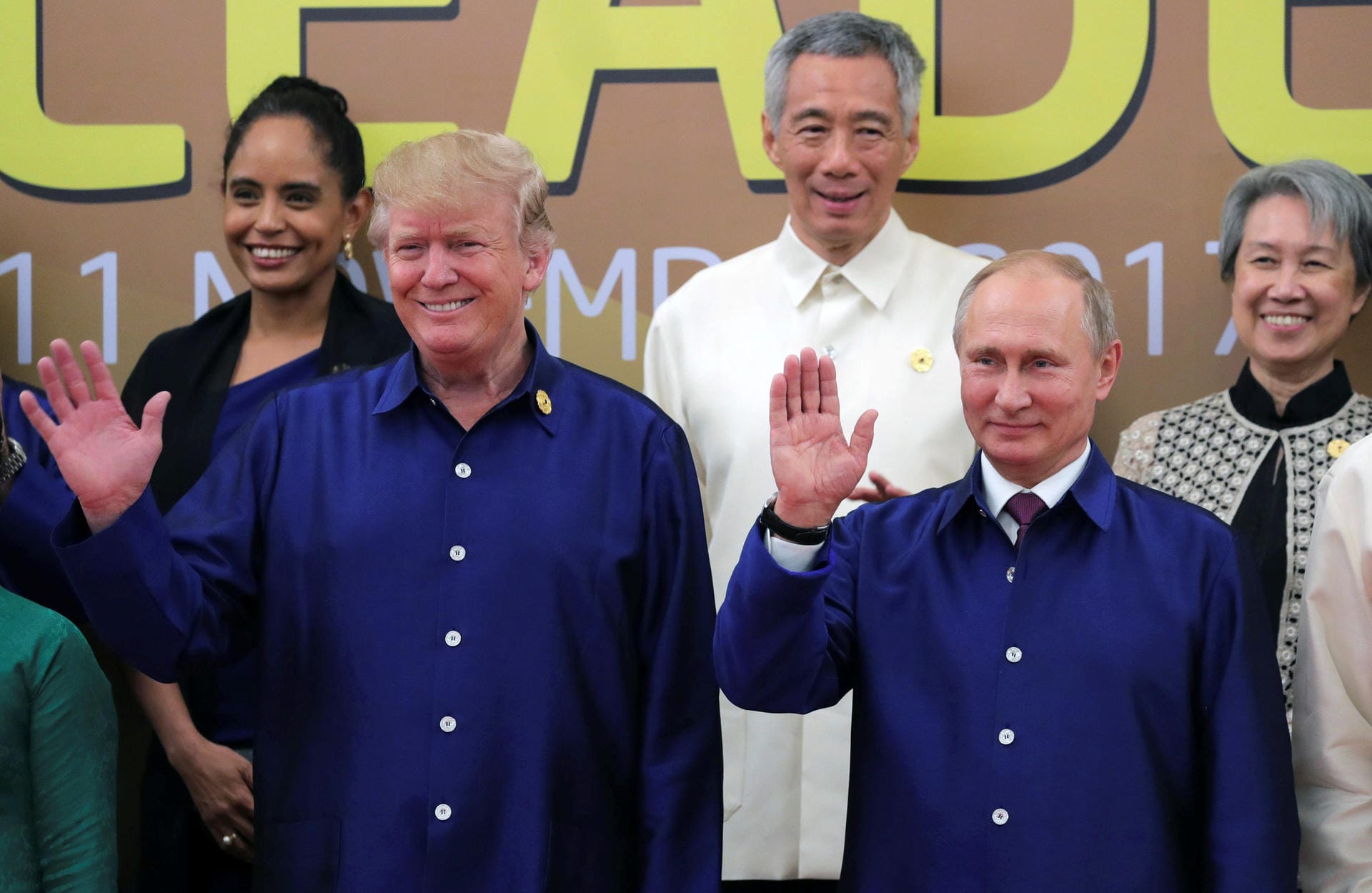 Generell verbindet die beiden Präsidenten aber offenbar einiges – zum Beispiel dieses Hemd. Sie werden sich gut verstehen.