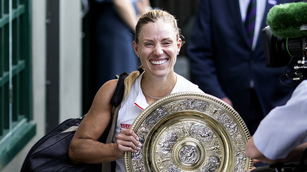 Nach ihrem Wimbledonsieg rückt Angelique Kerber auf Rang vier des WTA-Rankings vor.