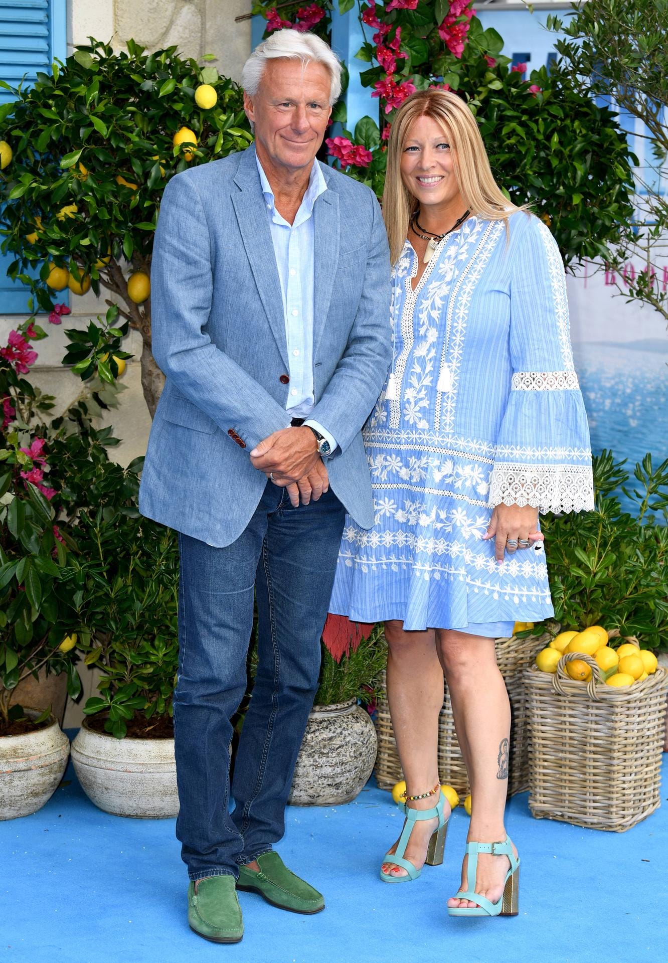 Auch er war mit dabei: Ex-Tennisprofi Bjorn Borg mit seiner Frau Patricia Ostfeldt.