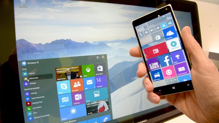 Windows 10 mobil und auf dem Desktop