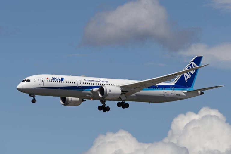 ANA All Nippon Airways Boeing 787-9 Dreamliner: ANA All Nippon Airways landet auf Platz drei – wie schon 2017.