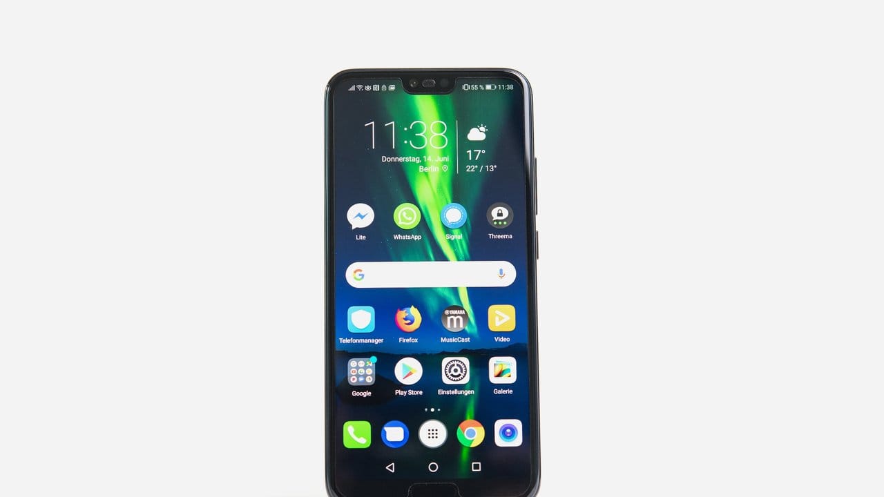 Das Honor 10 kommt mit einem hochauflösenden Full-HD+-Display zu den Nutzern. Das Honor 10 kommt mit einem hochauflösenden Full-HD+-Display zu den Nutzern.