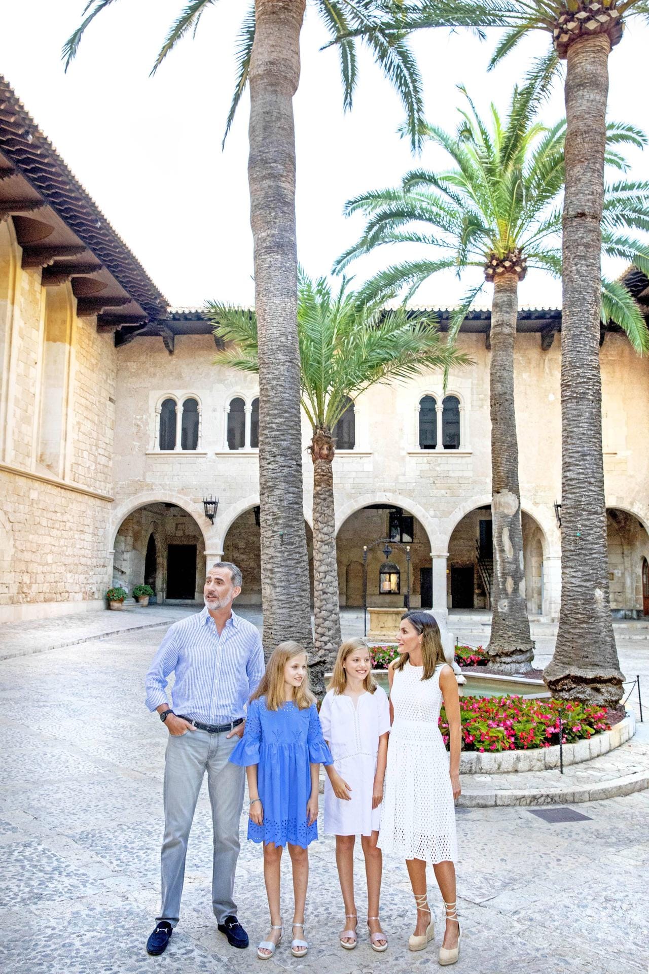 Residenz auf Palma: Die spanische Königsfamilie amüsiert sich im Sommerurlaub.