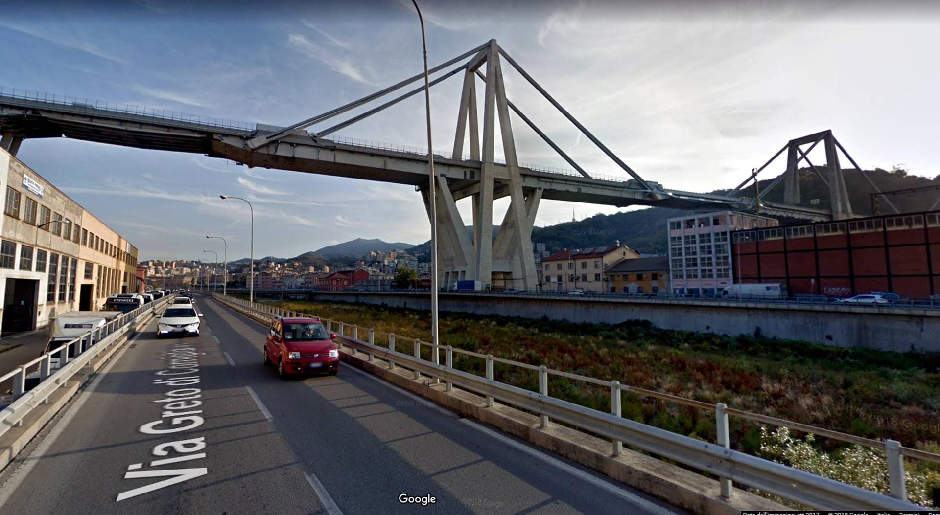 So sah die Morandi-Brücke aus bevor sie abgestürzt ist.