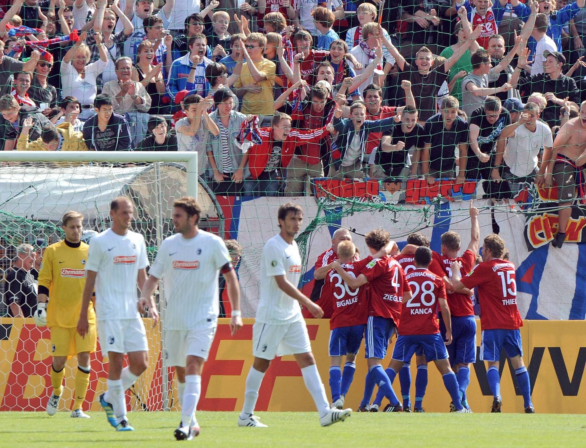 SC Freiburg: 42 Teilnahmen, 10-mal in 1. Runde gescheitert (