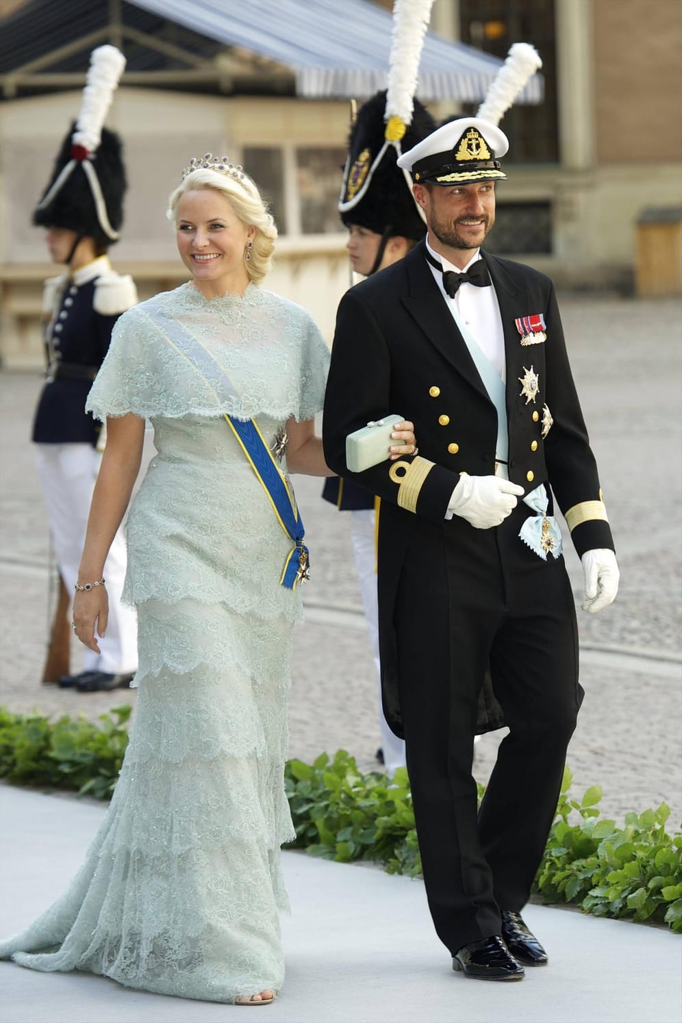 Hochzeit in Schweden: Als Prinzessin Madeleine ihren Chris O'Neill geheiratet hat, waren Mette-Marit und Haakon ebenfalls als Gäste geladen.