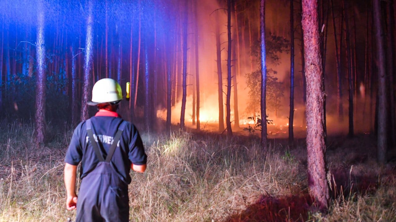 Im Boden der vom Feuer betroffenen Region stellt Munition aus dem Zweiten Weltkrieg eine zusätzliche Gefahr dar. Im Boden der vom Feuer betroffenen Region stellt Munition aus dem Zweiten Weltkrieg eine zusätzliche Gefahr dar.