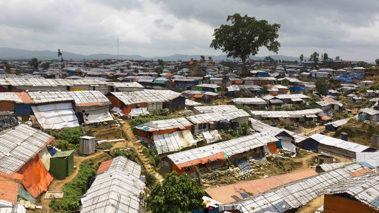 Flüchtlingslager der Rohingya in Bangladesch.