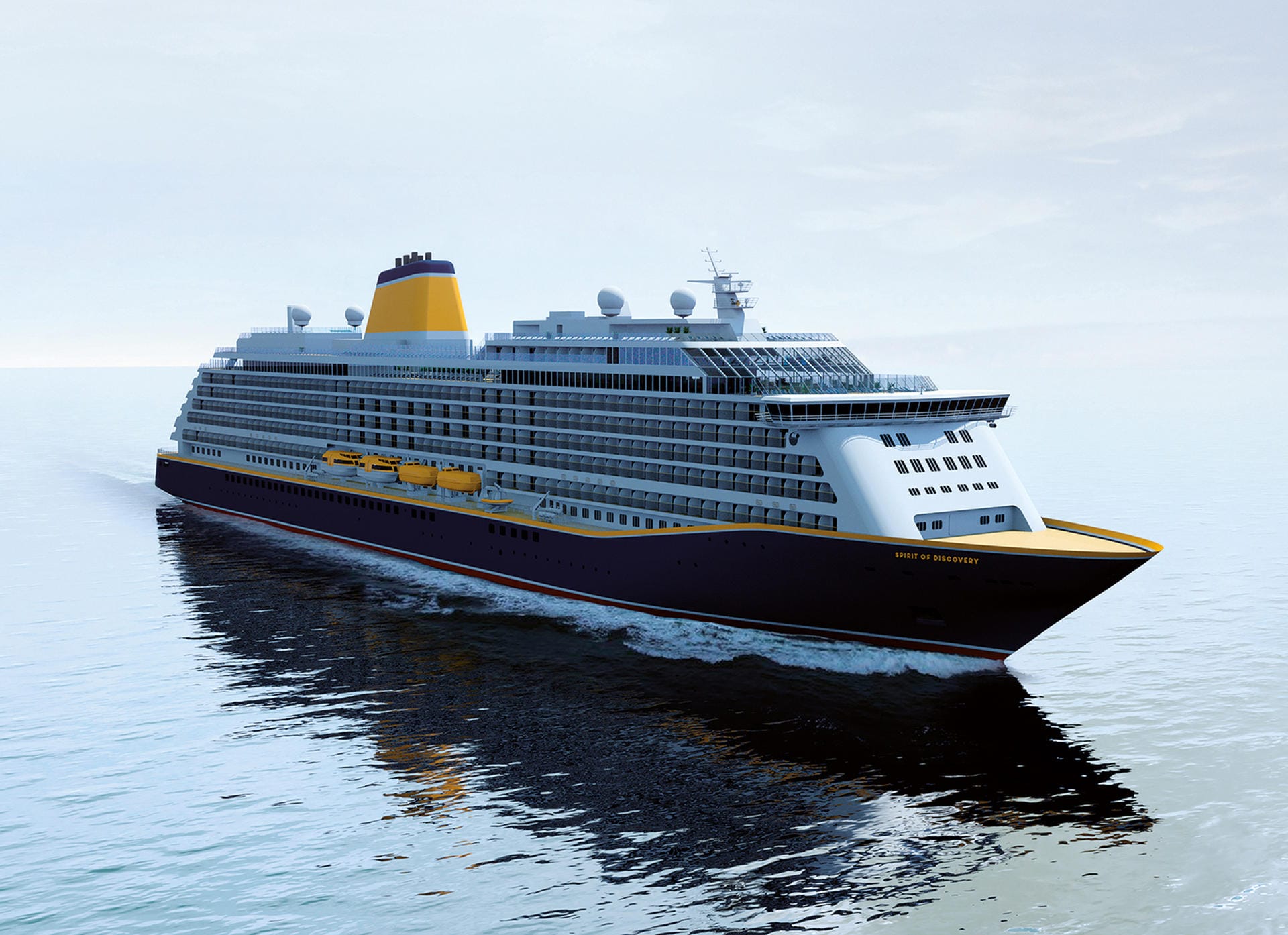 Erster Neubau von Saga Cruises: Die "Spirit of Discovery" wird in der Meyer Werft Papenburg gebaut.