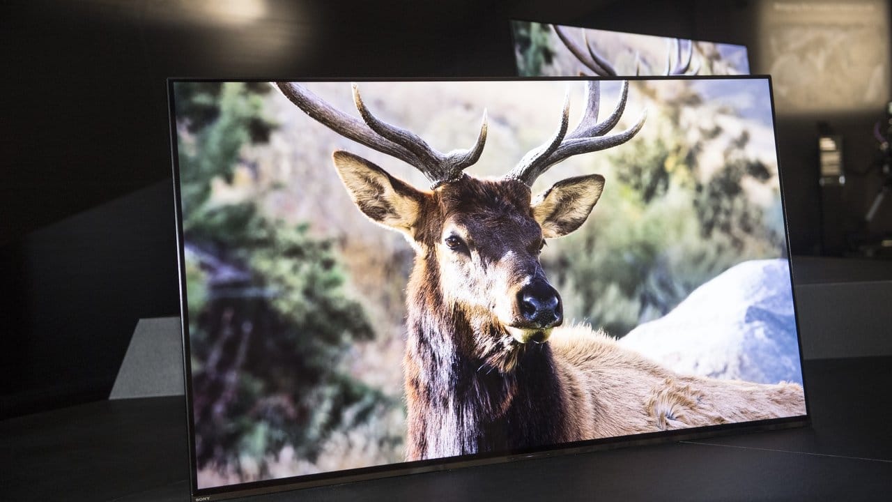 Mehr Farbraum, helleres Weiß und dunkleres Schwarz gibt es bei Sonys neuen Spitzenmodellen mit LCD- und OLED-Display, hier der AF9.