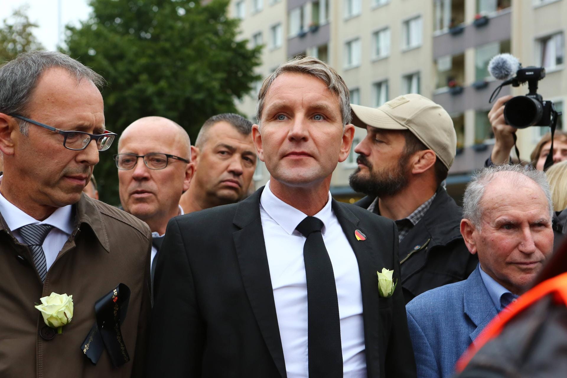 Chemnitz Schweigemarsch mit Björn Höcke Im Bild Das Demogeschehen am Samstag 01 09 2018 in Chem