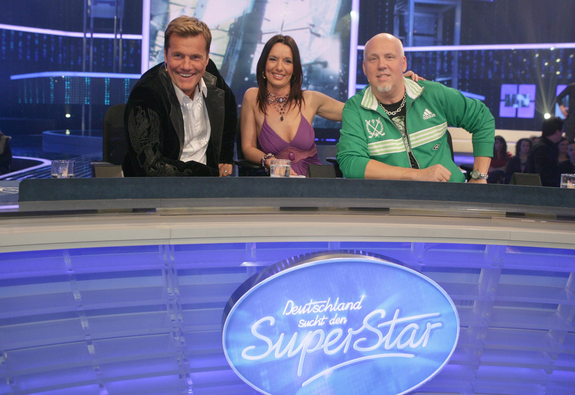 Staffel 5: Dieter Bohlen, Anja Lukaseder und Andreas "Bär" Läsker.