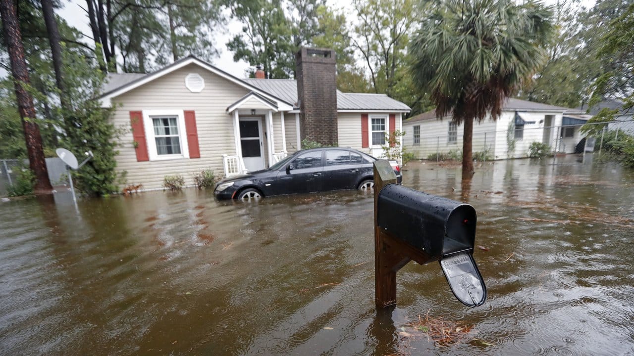 Hurrikan "Florence" hat an der Südostküste der USA für enorme Überschwemmungen und Schäden gesorgt.