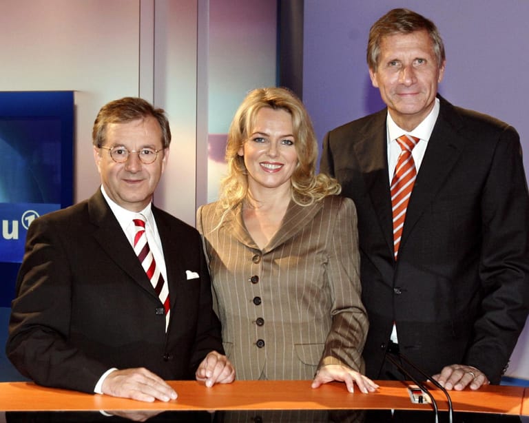 2005: Jan Hofer, Eva Herman und Ulrich Wickert