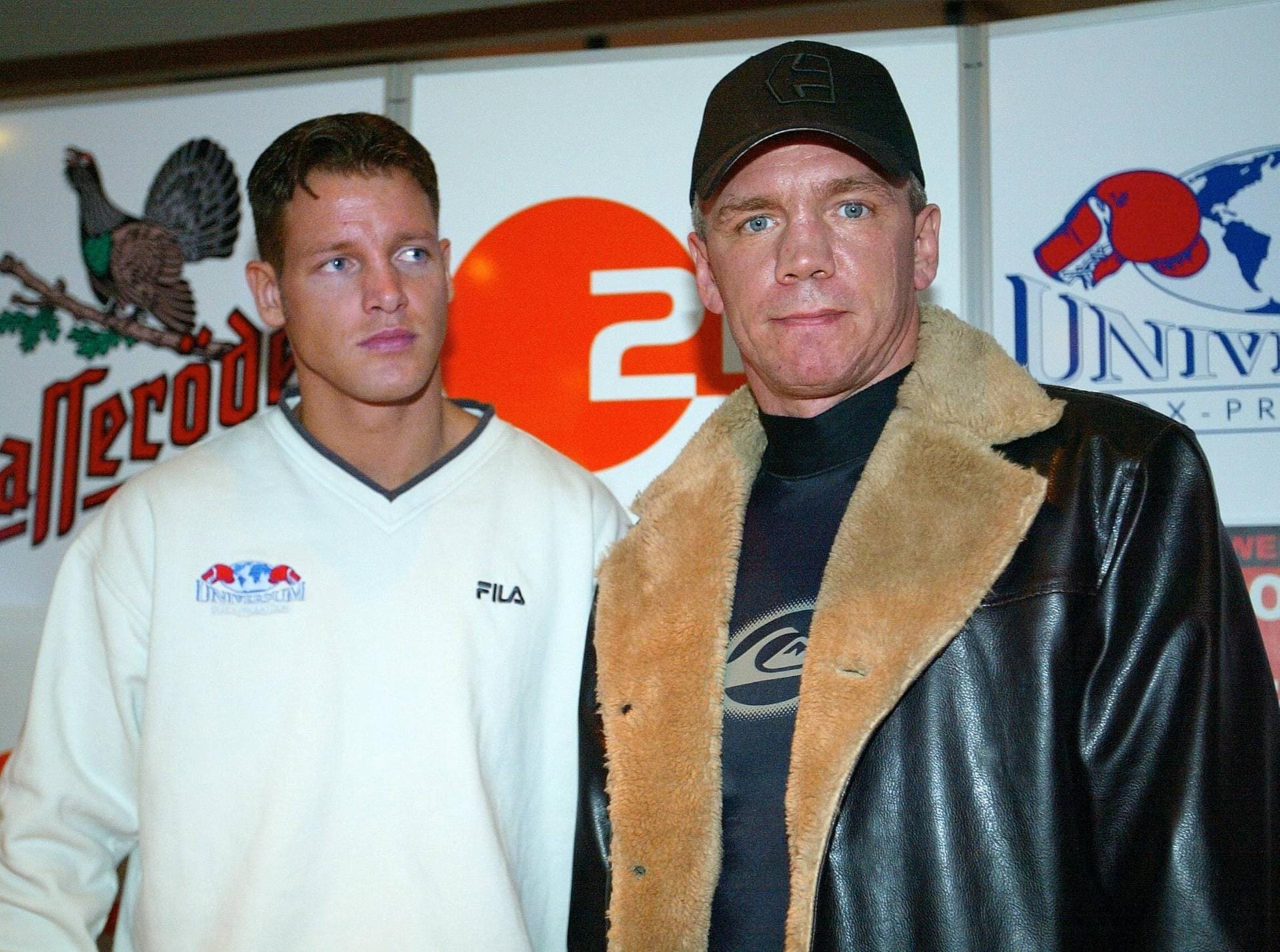 Rockys letzter Kampf: Gegen Thomas Ulrich (links) unterliegt er am 10. Mai 2003.