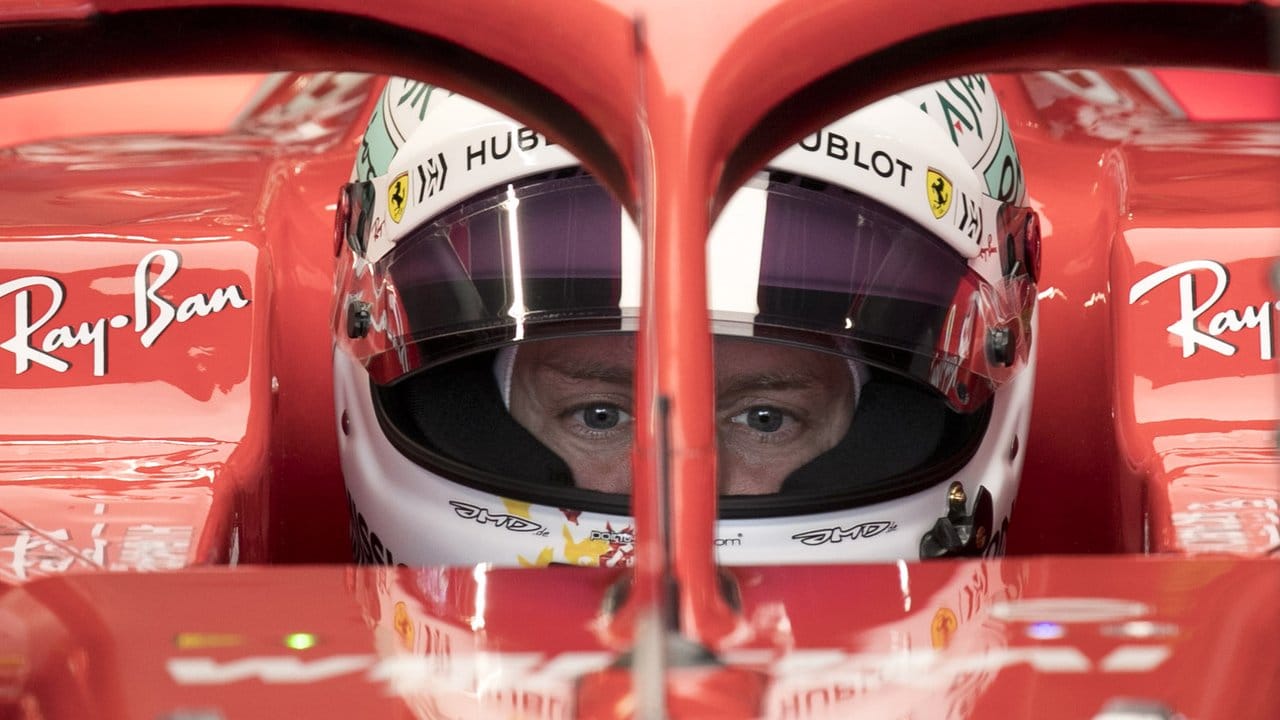 Ferrari-Pilot Sebastian Vettel fuhr Mercedes auch im Training in Suzuka hinterher.