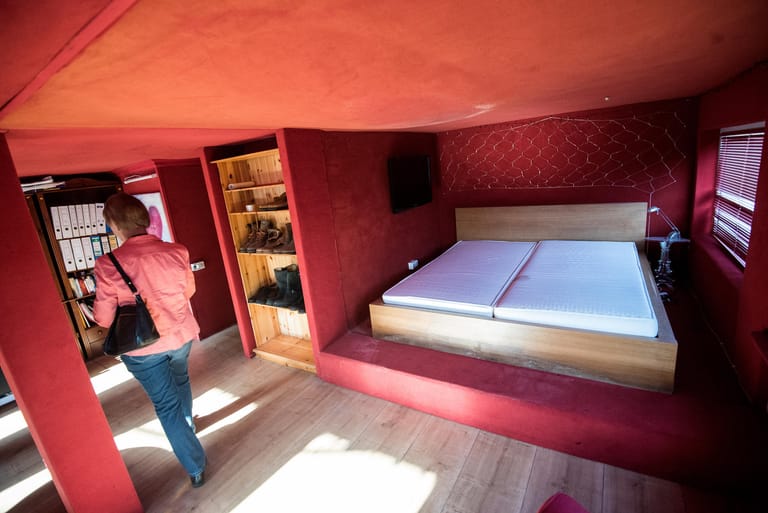 Blick in das Gästezimmer.