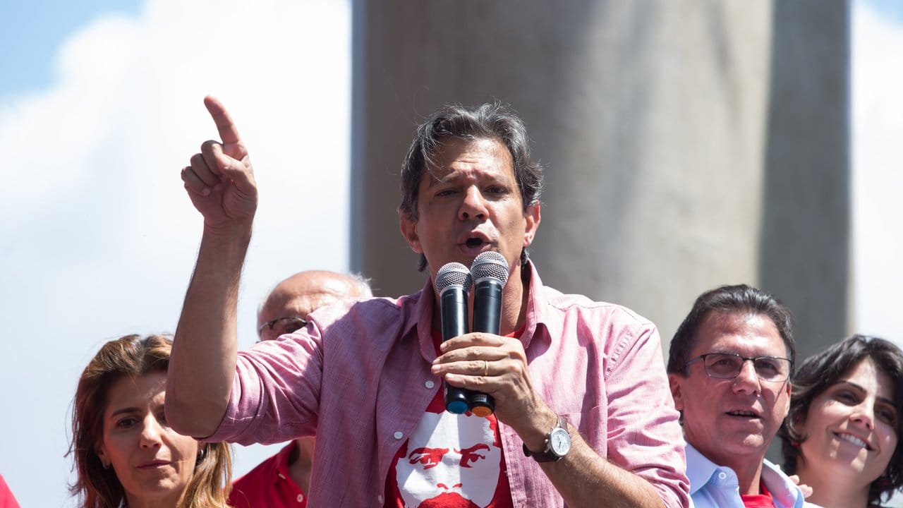 Fernando Haddad, Präsidentschaftskandidat der Arbeiterpartei, gilt nicht als sonderlich charismatisch.