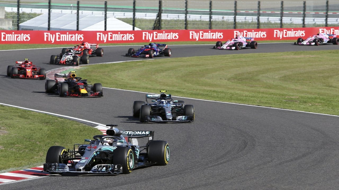 Lewis Hamilton dominierte auch das Rennen in Japan.