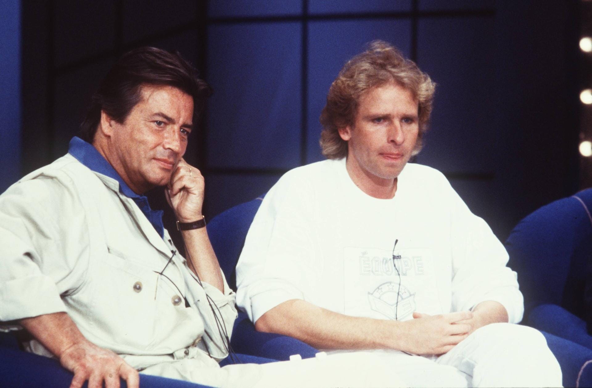Talkmaster: Pierre Brice und Thomas Gottschalk in den späten 1980ern.