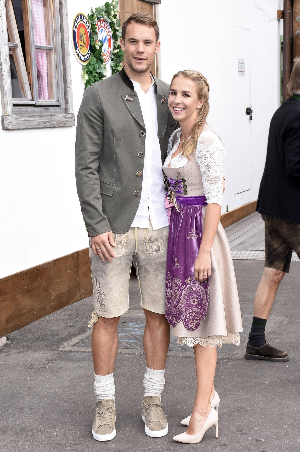 Manuel Neuer mit Ehefrau Nina Weiss