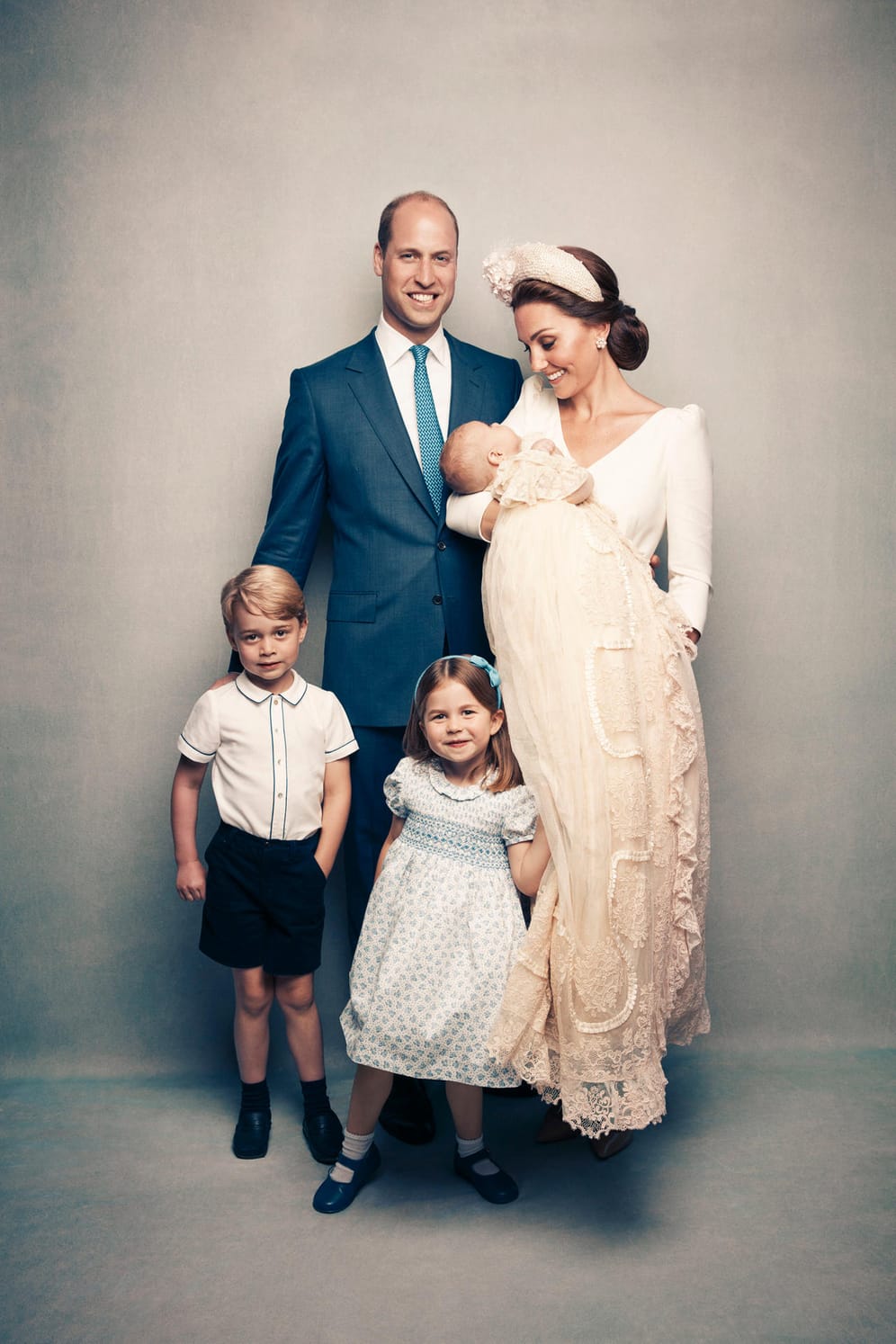 Familienfoto: Ebenfalls entstanden an der Taufe von Prinz Louis.