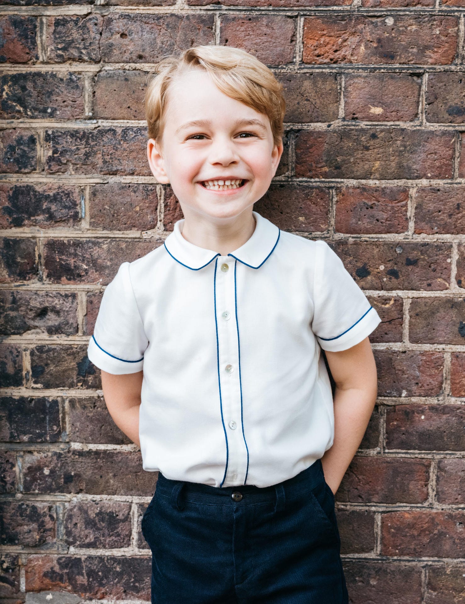 Was für ein schönes Grinsen: Schnappschuss zum fünften Geburtstag von Prinz George.