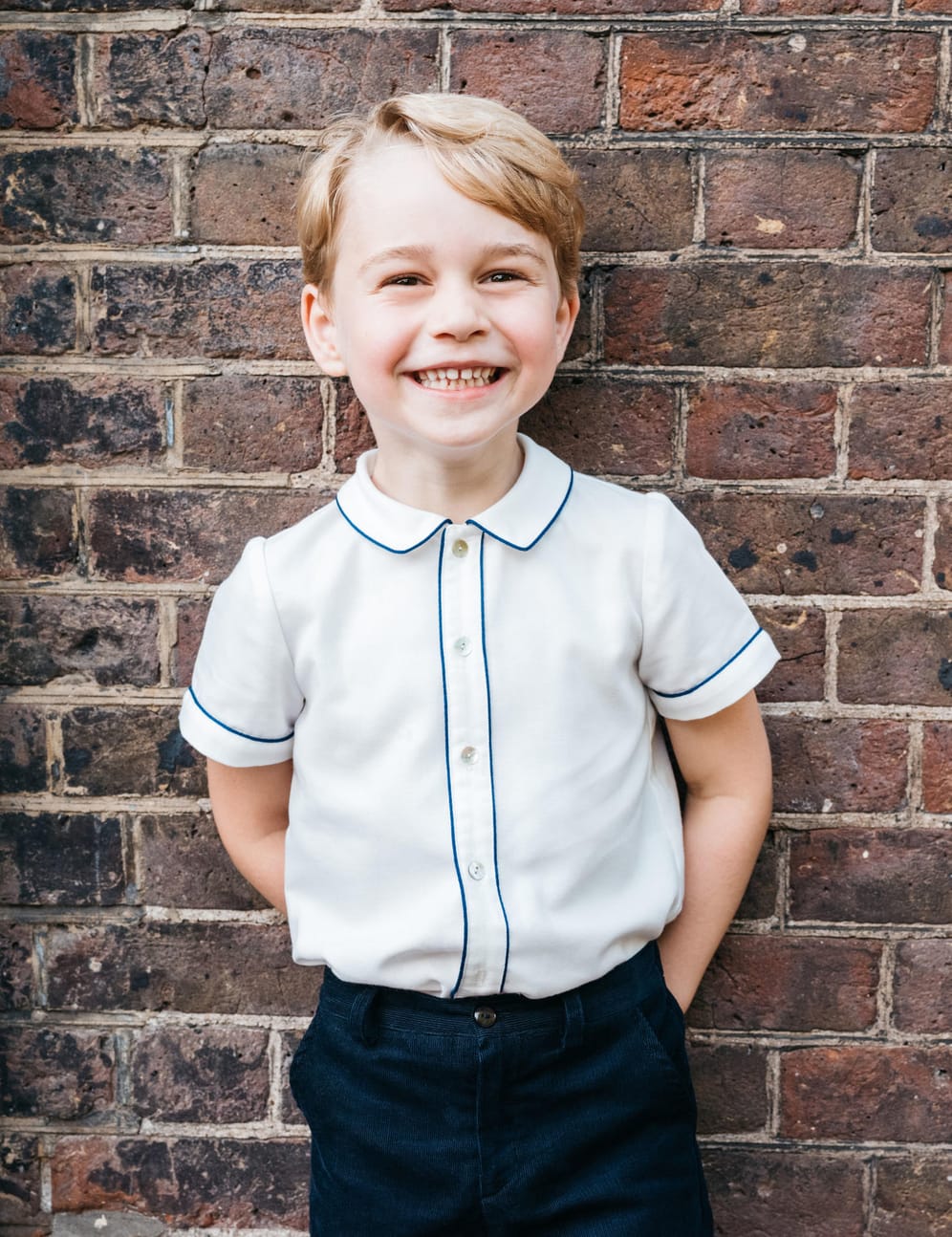 Was für ein schönes Grinsen: Schnappschuss zum fünften Geburtstag von Prinz George.