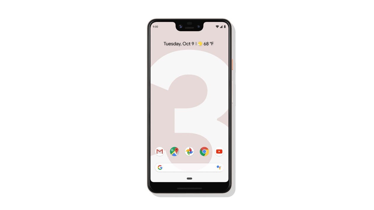 Beim Pixel 3 XL reicht der Bildschirm nun auch in die oberen Ecken.