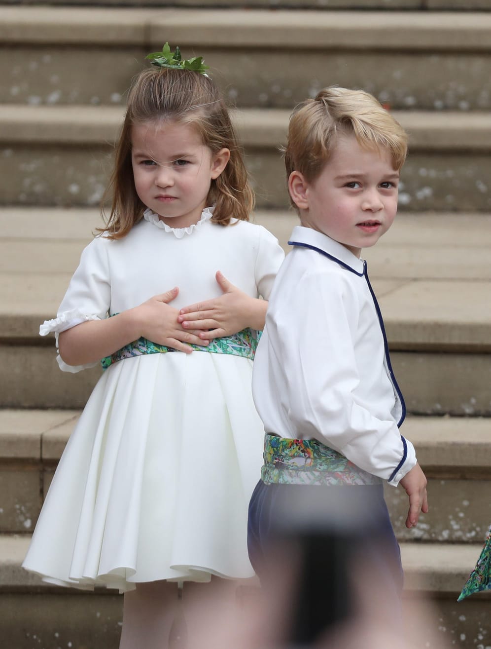 Prinzessin Charlotte und Prinz George: Die kleinsten Royals sorgen wie immer für Verzückung.