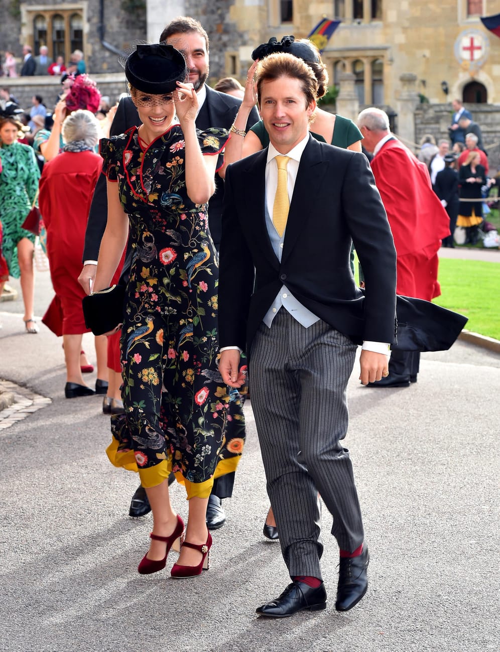 Sofia Wellesley und James Blunt: Der Schmusesänger war auch Gast bei der Hochzeit von Harry und Meghan.