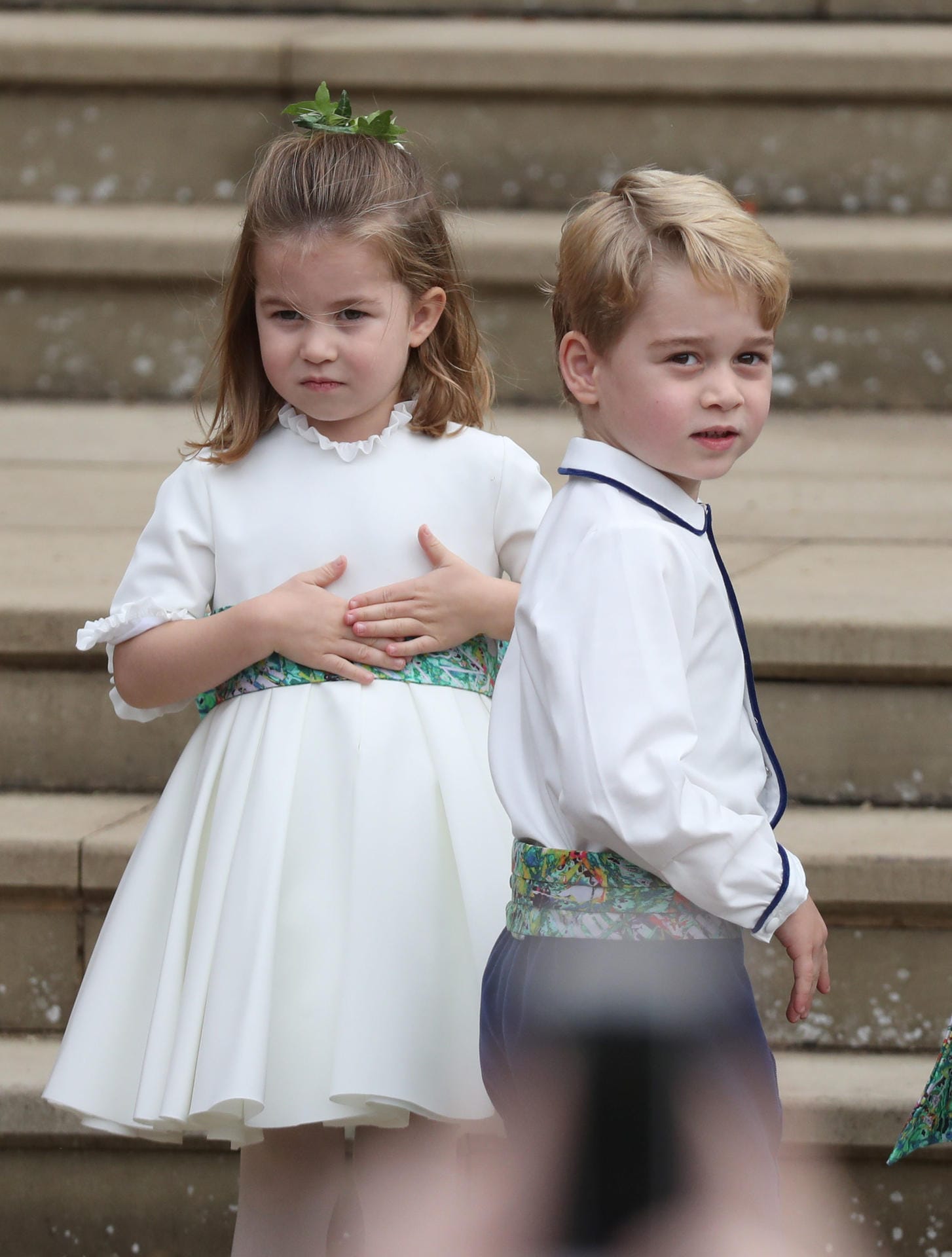 Royale Geschwister: Prinzessin Charlotte und Prinz George.