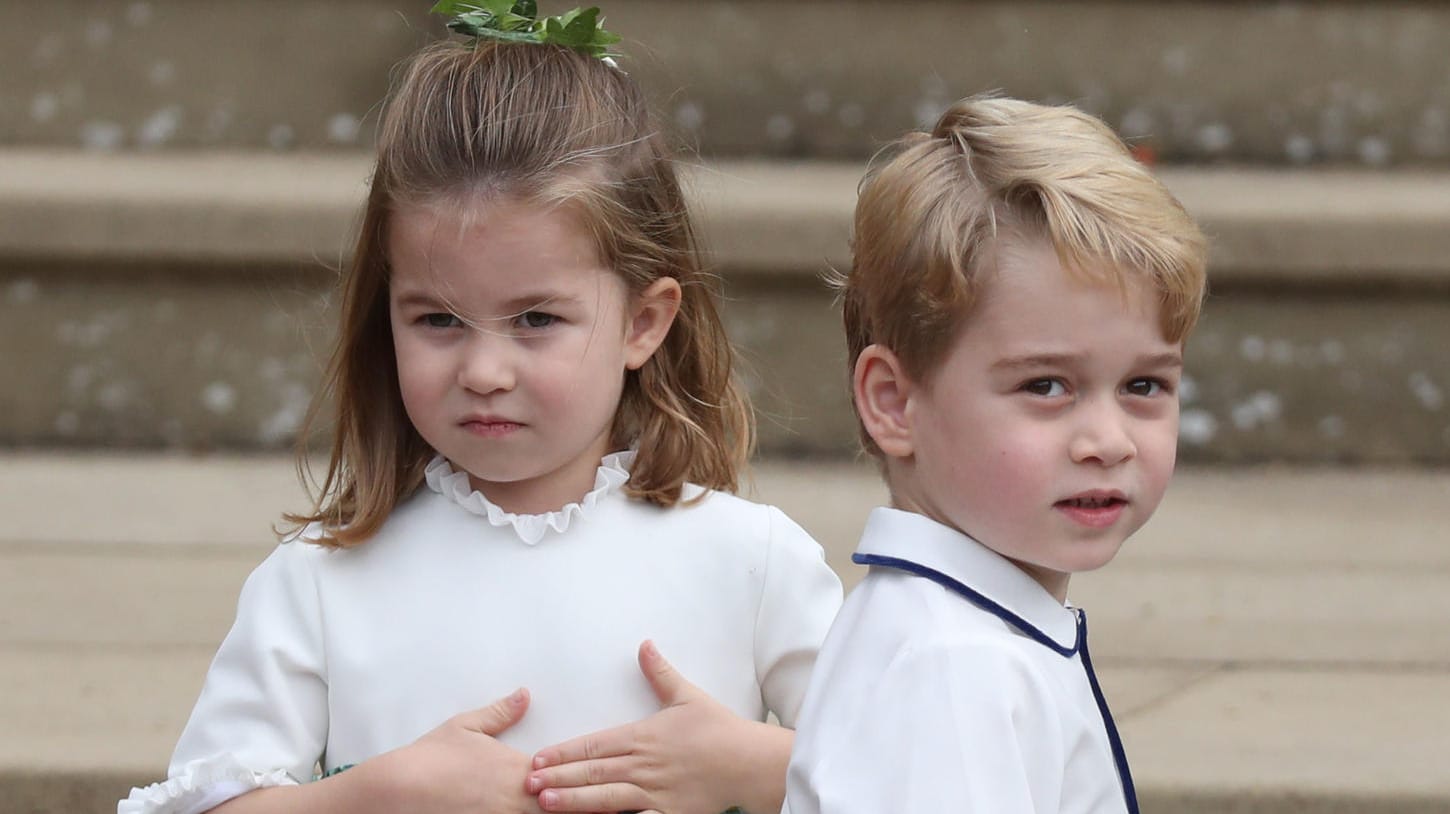 Royale Geschwister: Prinzessin Charlotte und Prinz George.