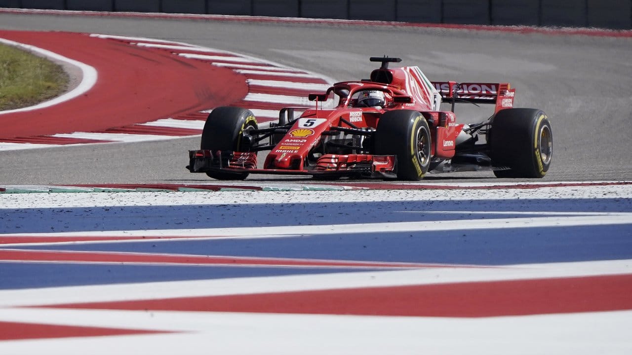Sebastian Vettel hatte mit dem Ausgang des Rennens nichts zu tun.