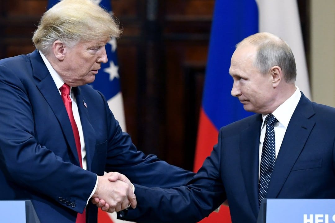 Präsidenten unter sich: Donald Trump und Wladimir Putin nach ihrem Treffen im Juli in Helsinki.