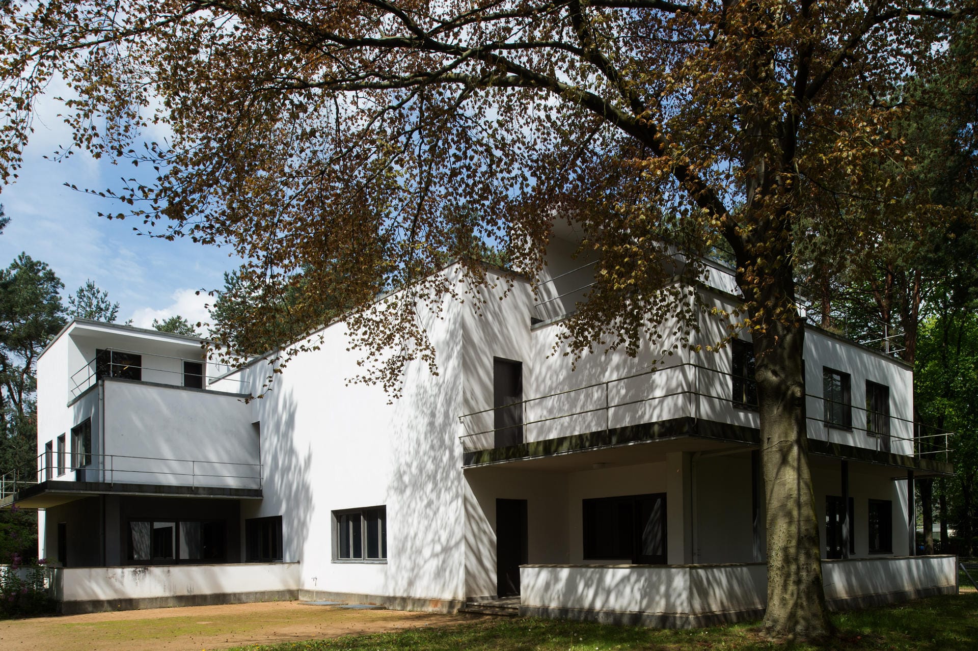 Das Haus Kandinsky und Klee. Das Gebäude ist eines der Meisterhäuser in Dessau.