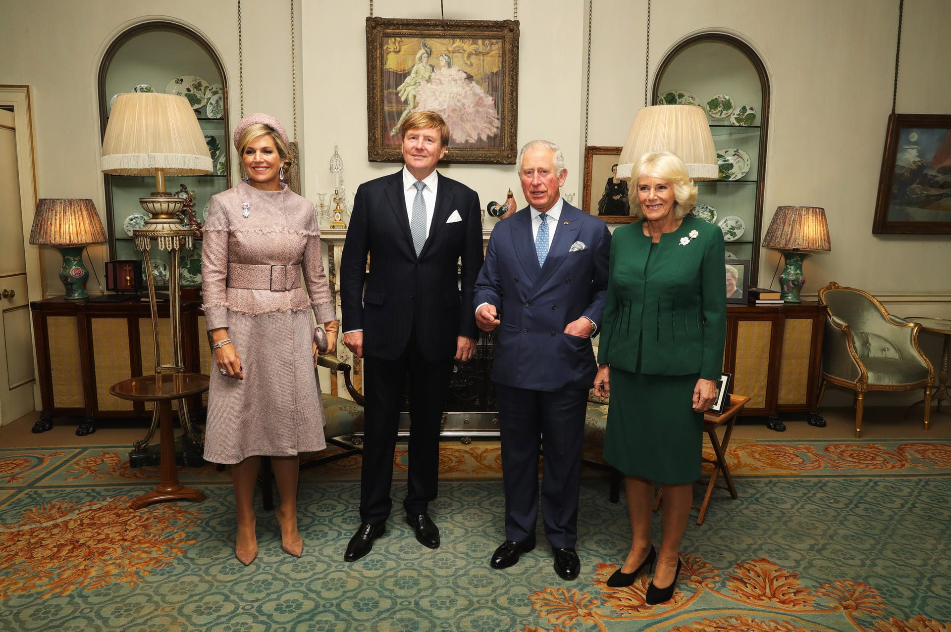 Termin mit Prinz Charles und Camilla: Auch ein Treffen mit dem britischen Thronfolger und seiner Gattin gehören zum royalen Tagesplan der Niederländer dazu.