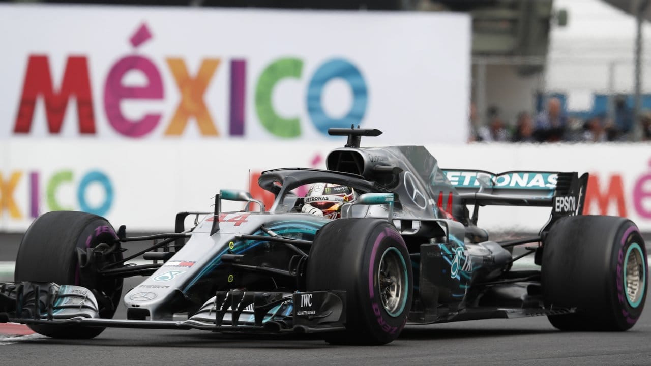 Erneut Formel-1-Weltmeister: Lewis Hamilton vom Team Mercedes.