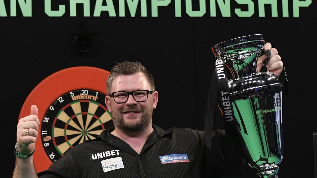 Der Engländer James Wade holte sich den Titel bei der Darts-Europameisterschaft.