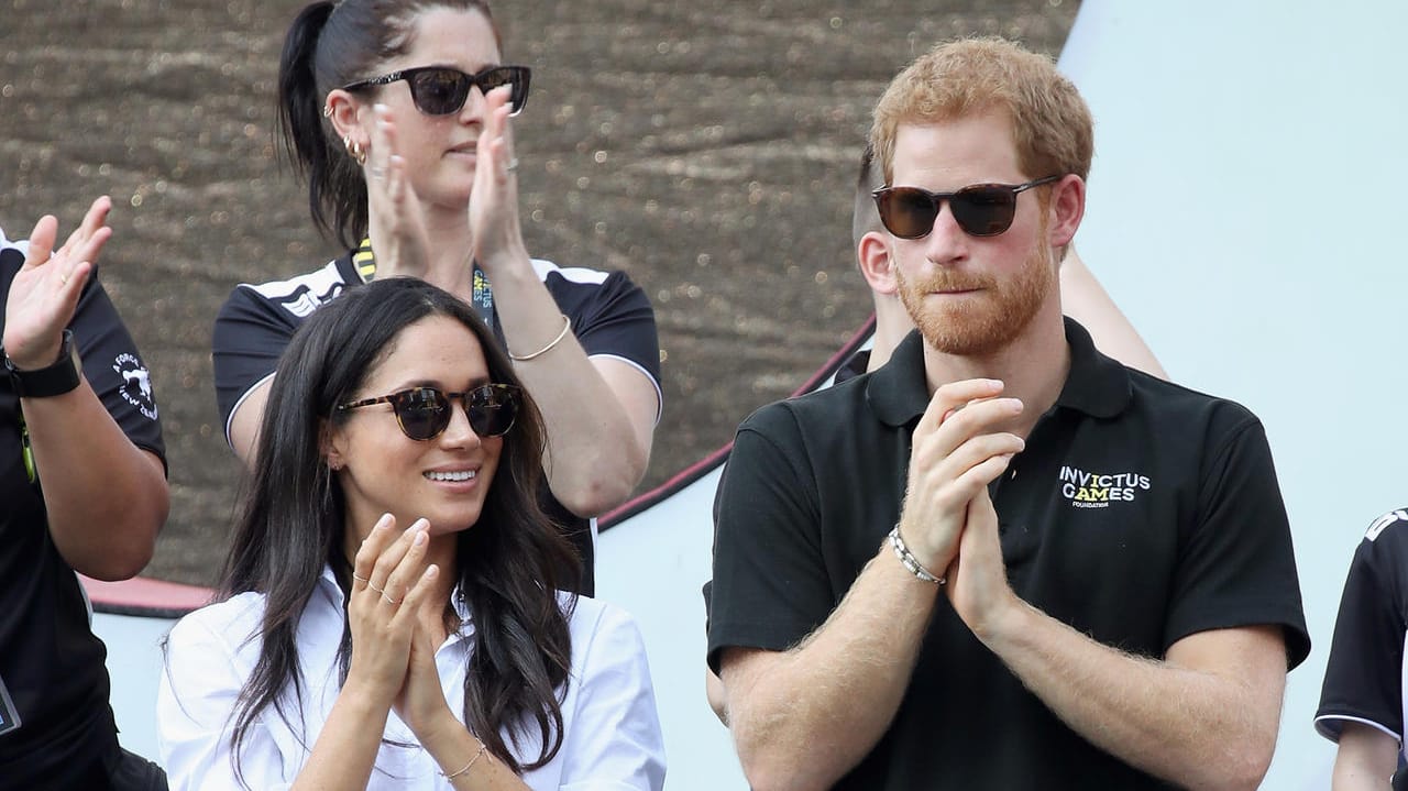 25. September 2017: Meghan Markle und Prinz Harry zeigen sich bei den Invictus Games in Toronto, Kanada erstmals als Paar in der Öffentlichkeit.