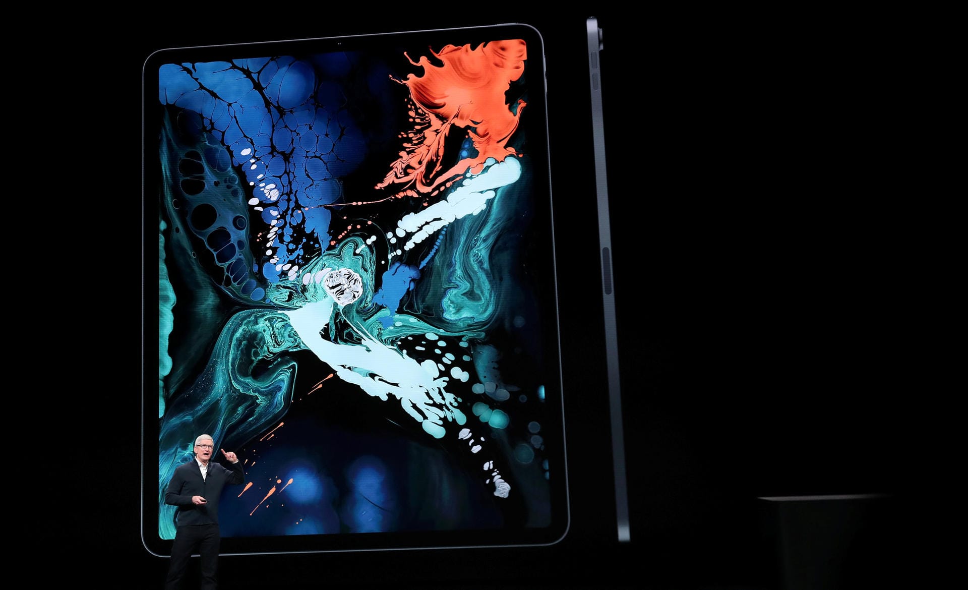 Neues Tablet: Das iPad Pro war ein Highlight der New-Yorker-Neuheitenshow.