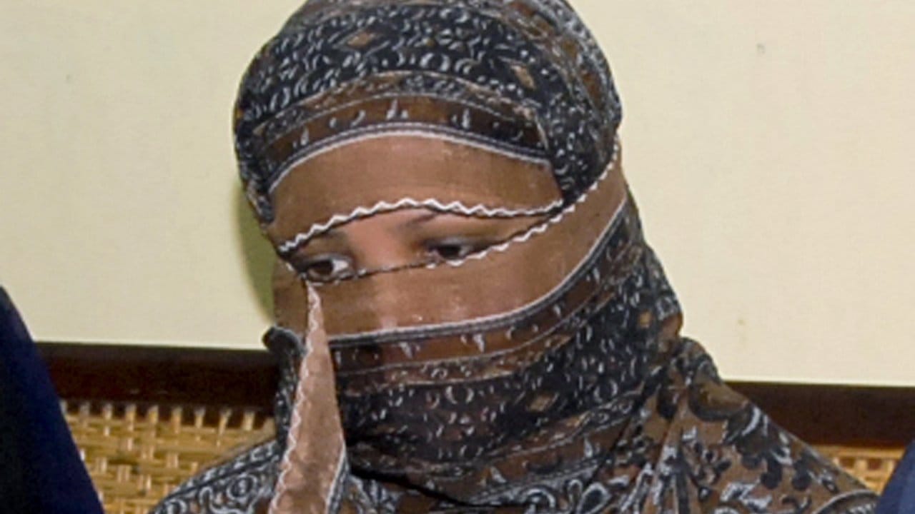 Die pakistanische Christin Asia Bibi im November 2010 bei einer Anhörung im Gefängnis.