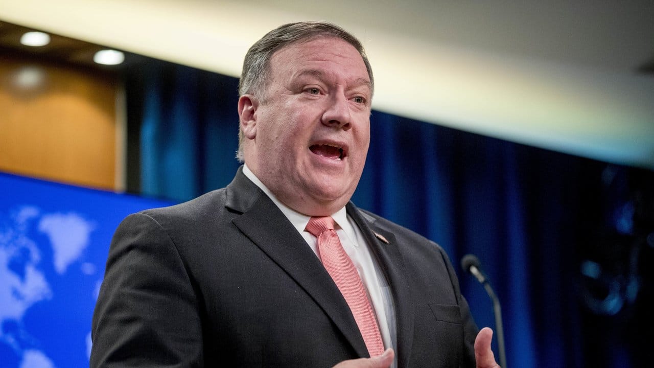 Laut US-Außenminister Mike Pompeo sind die USA zuversichtlich, dass der Iran als Reaktion auf die Sanktionen keine Entscheidung trifft, sein Atomprogramm wieder aufzunehmen.