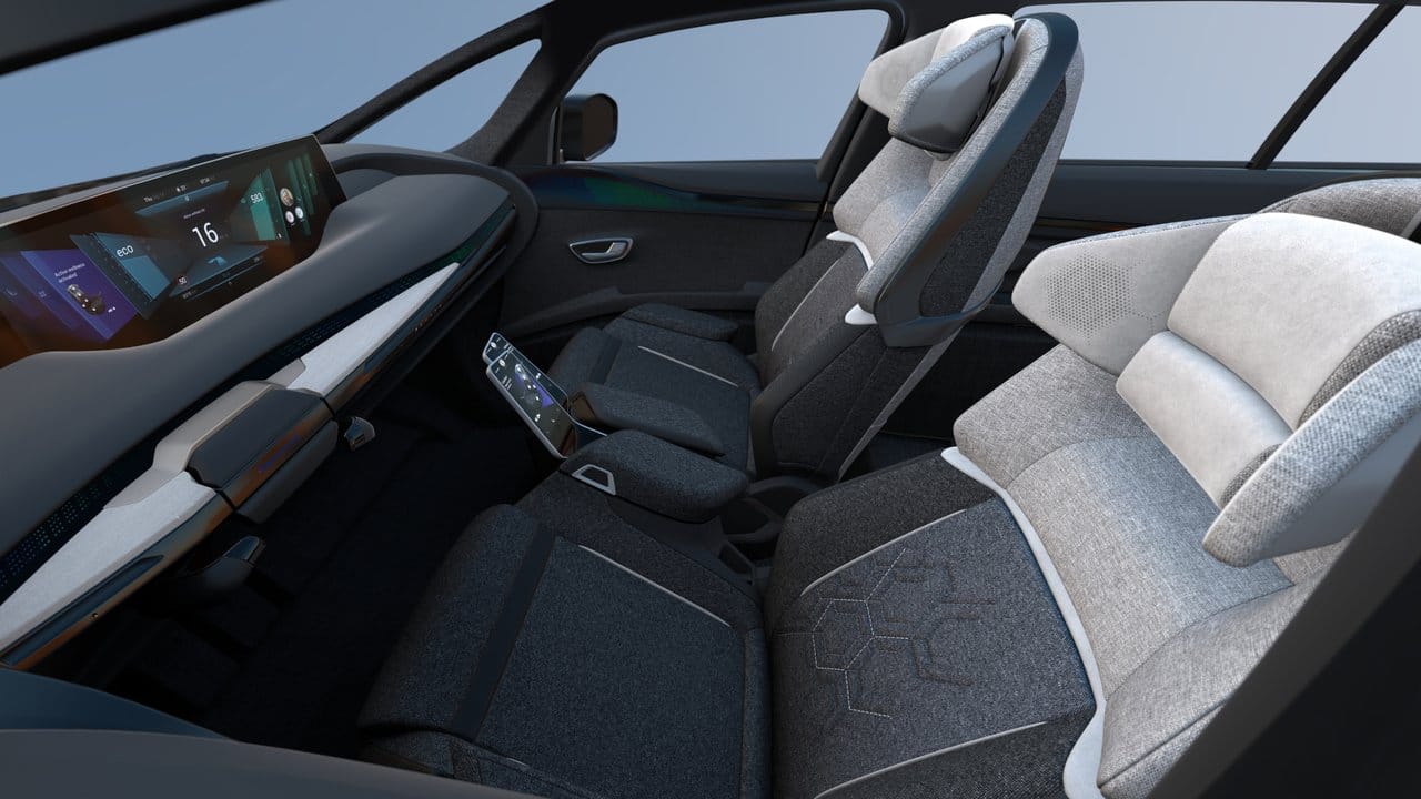 Smart aber behaglich: Auch in Zukunft wird es im Cockpit traditionelle Materialien wie Leder und Stoff geben. Smart aber behaglich: Auch in Zukunft wird es im Cockpit traditionelle Materialien wie Leder und Stoff geben.
