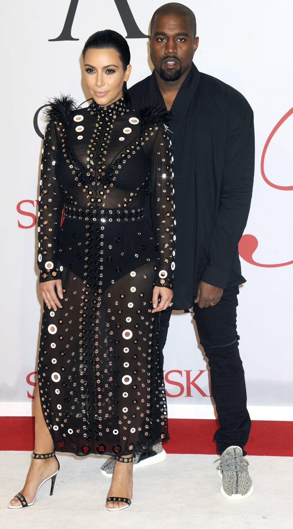 Kim Kardashian und ihr Ehemann Kanye West.